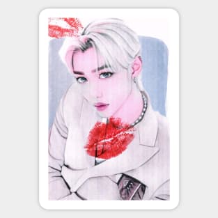 K-Pop Stray Kids Felix Fan Art Sticker